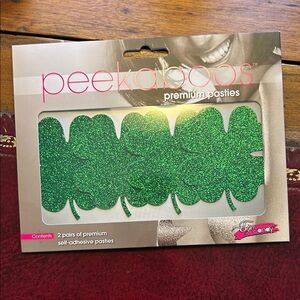 Premium Pasties Lucky 4 Leaf Clovers St. Patrick’s Day Holiday Party 2 Sets NEW